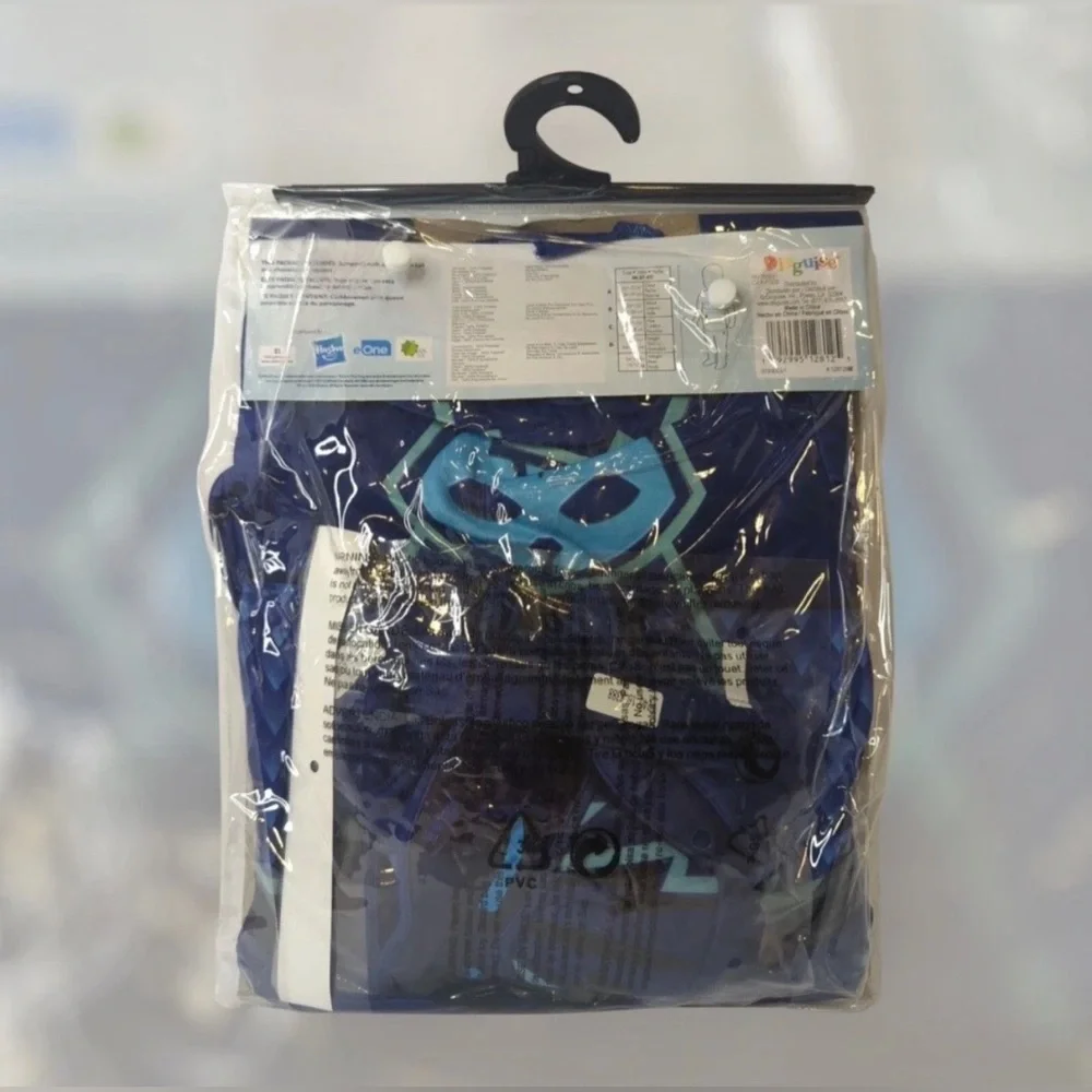 PJ Masks Toddler Kids Catboy Glow in the Dark Jumpsuit Costume - 3T-4T